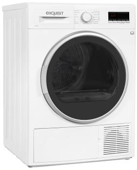 Exquisit TWP 802-6 Wärmepumpentrockner | 8 kg | LED-Display | 14 Programme