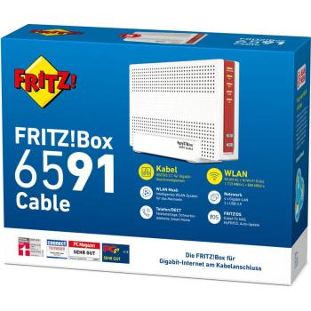 AVM Fritz!Box 6591 Cable WLAN-Router mit Modem