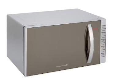Tarrington House 3 in 1 Mikrowellengrill MWD4823GC, Edelstahl/Glas, 48.5 x 40.5 x 29.3 cm, 23 L, Ø 27 cm, Timer, 800 W, silber