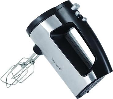 Tarrington House Handmixer HM3200S, 300 W, mit Turbostufe, 19,7 x 9 x 14,3 cm, silber / schwarz