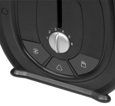 Tarrington House Toaster TA3209S, Edelstahl, 28 x 17 x 18 cm, 870 W, silber / schwarz