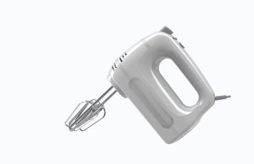 Aro Handmixer HM3019N, 6 Geschwindigkeiten, Turbofunktion, 300 W, Edelstahl, 19 x 8.4 x 15 cm, weiß und grau