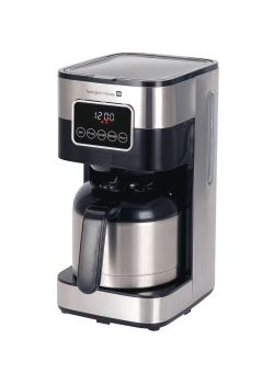 Tarrington House Kaffeemaschine CM9021, Edelstahl, 20.7 x 17 x 33.4 cm, 1.25 L, silber / schwarz