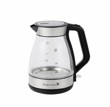 Tarrington House Wasserkocher WK2200G, Glas/Kunststoff, 22.7 x 16.3 x 24.1 cm, 1.7 L, 2200 W, abnehmbarer Kalkfilter, Abschaltautomatik, transparent Mengenrabatte Angebot